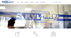 Desktop Screenshot of halmstadkylteknik.se